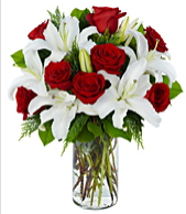Vazoda g�rsel �i�ek tanzimi g�l kazablanka Ankara �i�ek�i ma�azas�